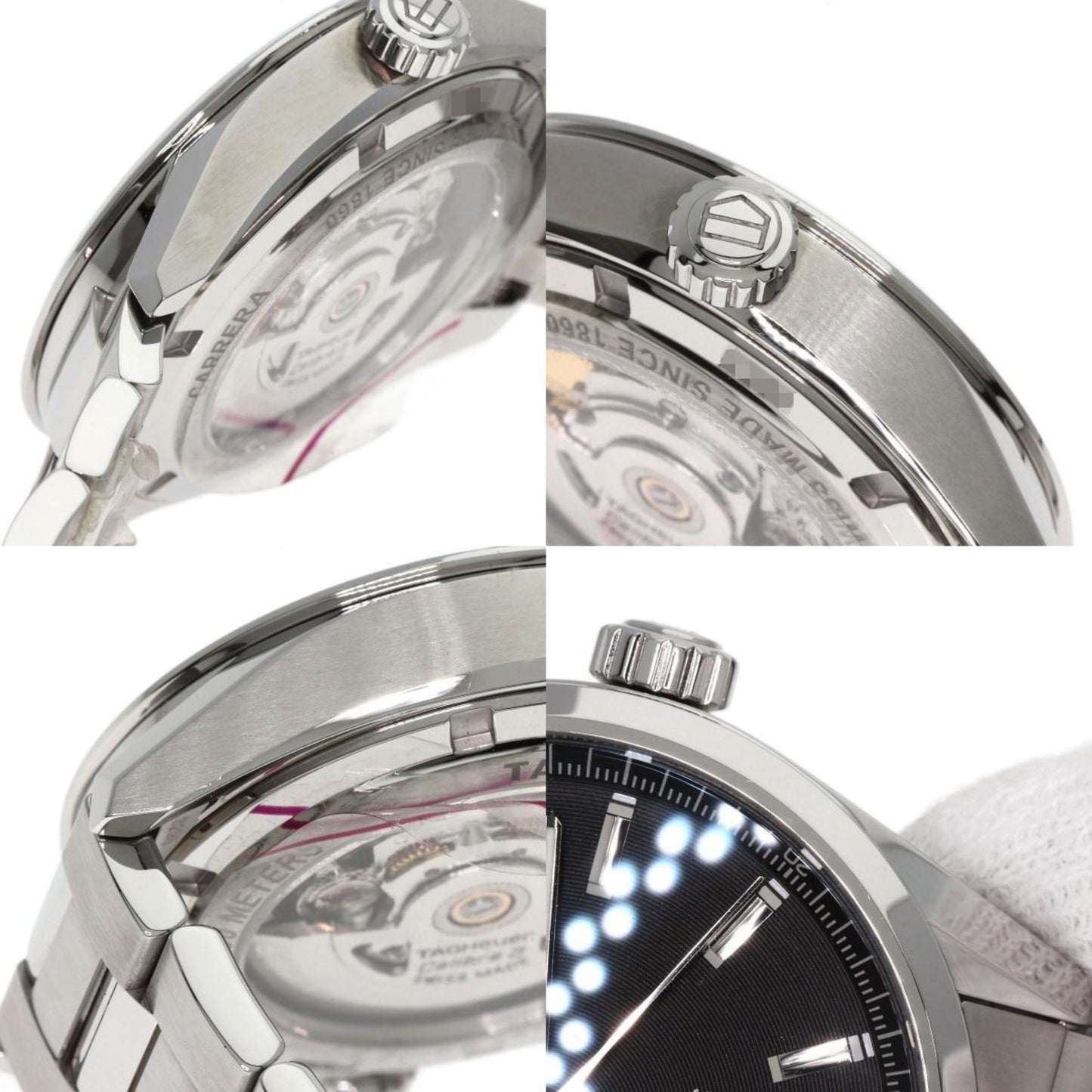 Tag Heuer Wbn2110.Ba063 Carrera Calibre 5 Watch Stainless Steel Ss