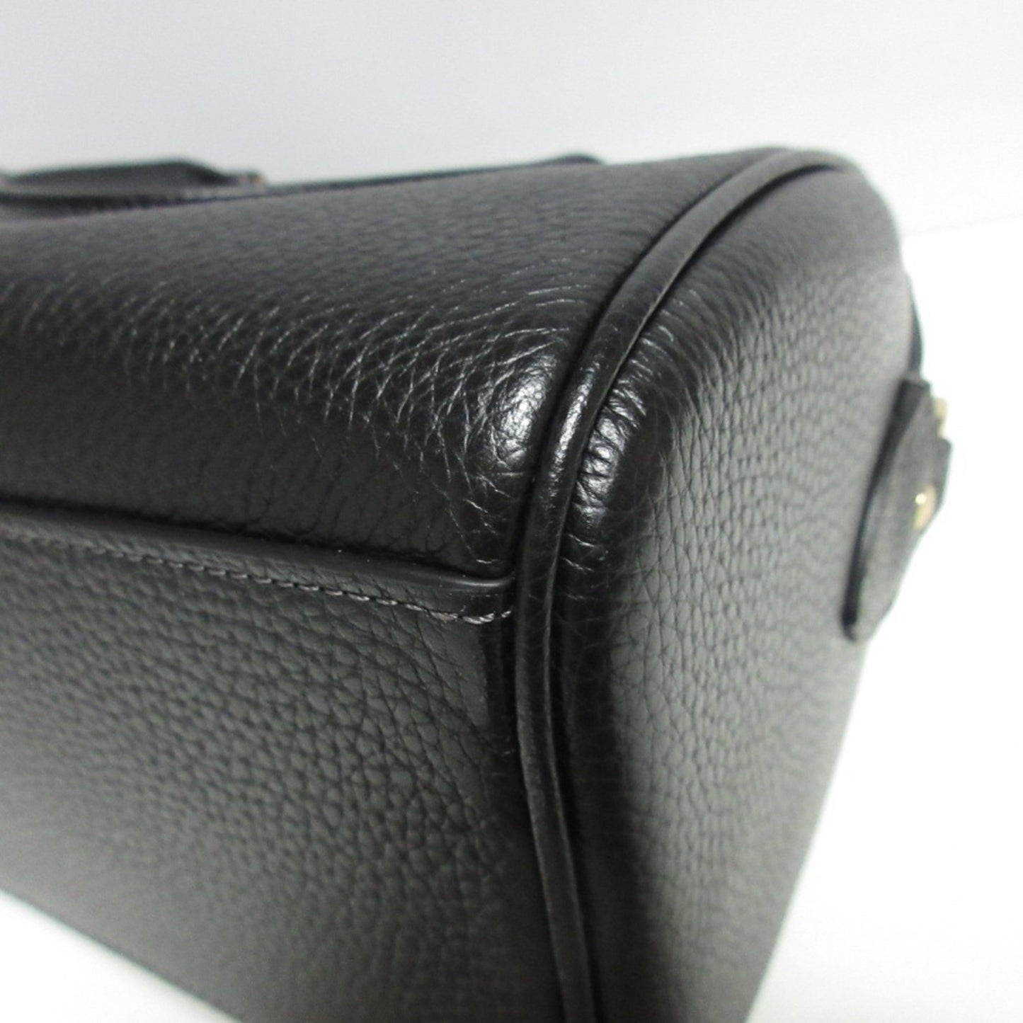 Coach Lowan Satchel Leather 2Way Handbag Shoulder Bag Cv962 Black