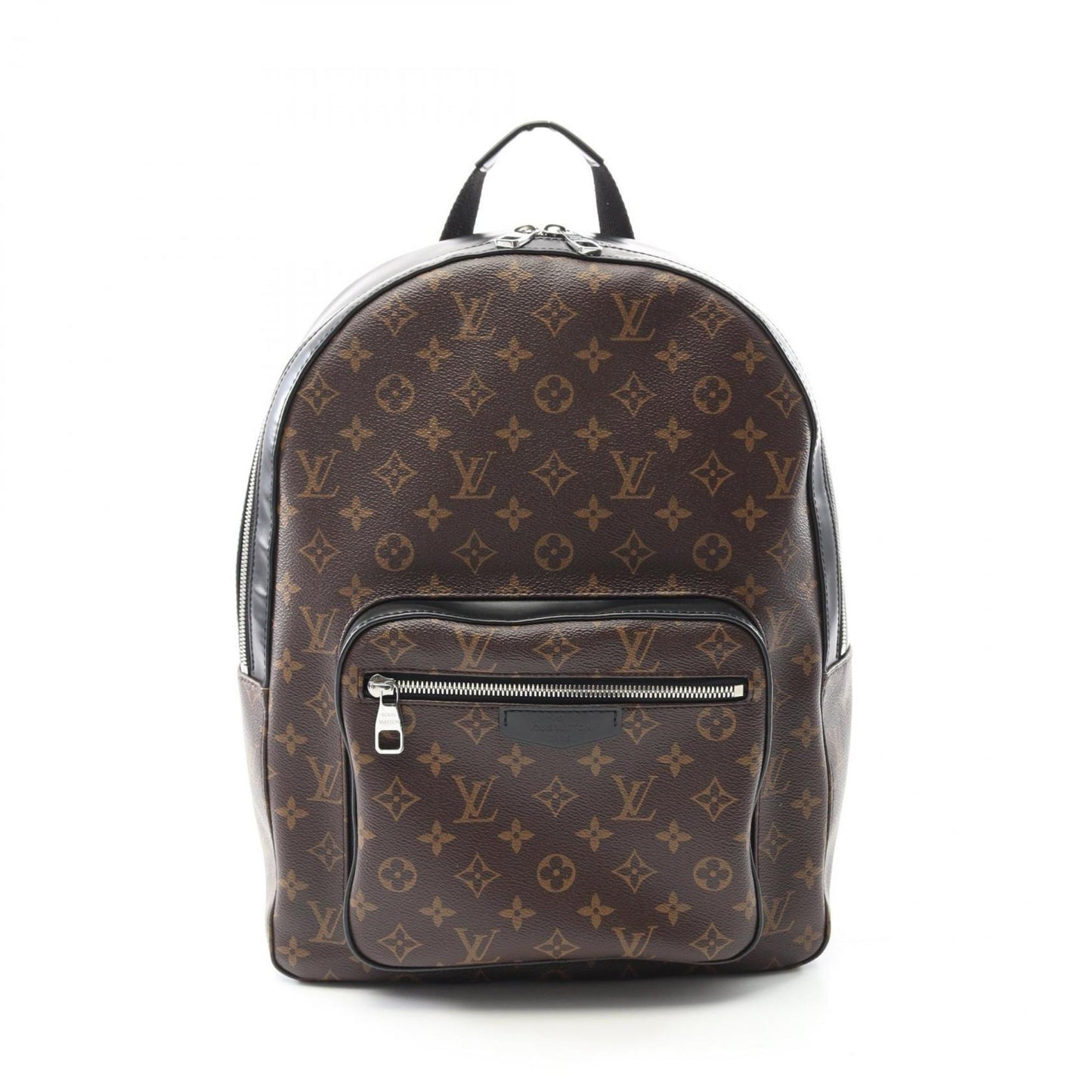 Louis Vuitton Josh Backpack Coated Canvas Leather Monogram Macassar