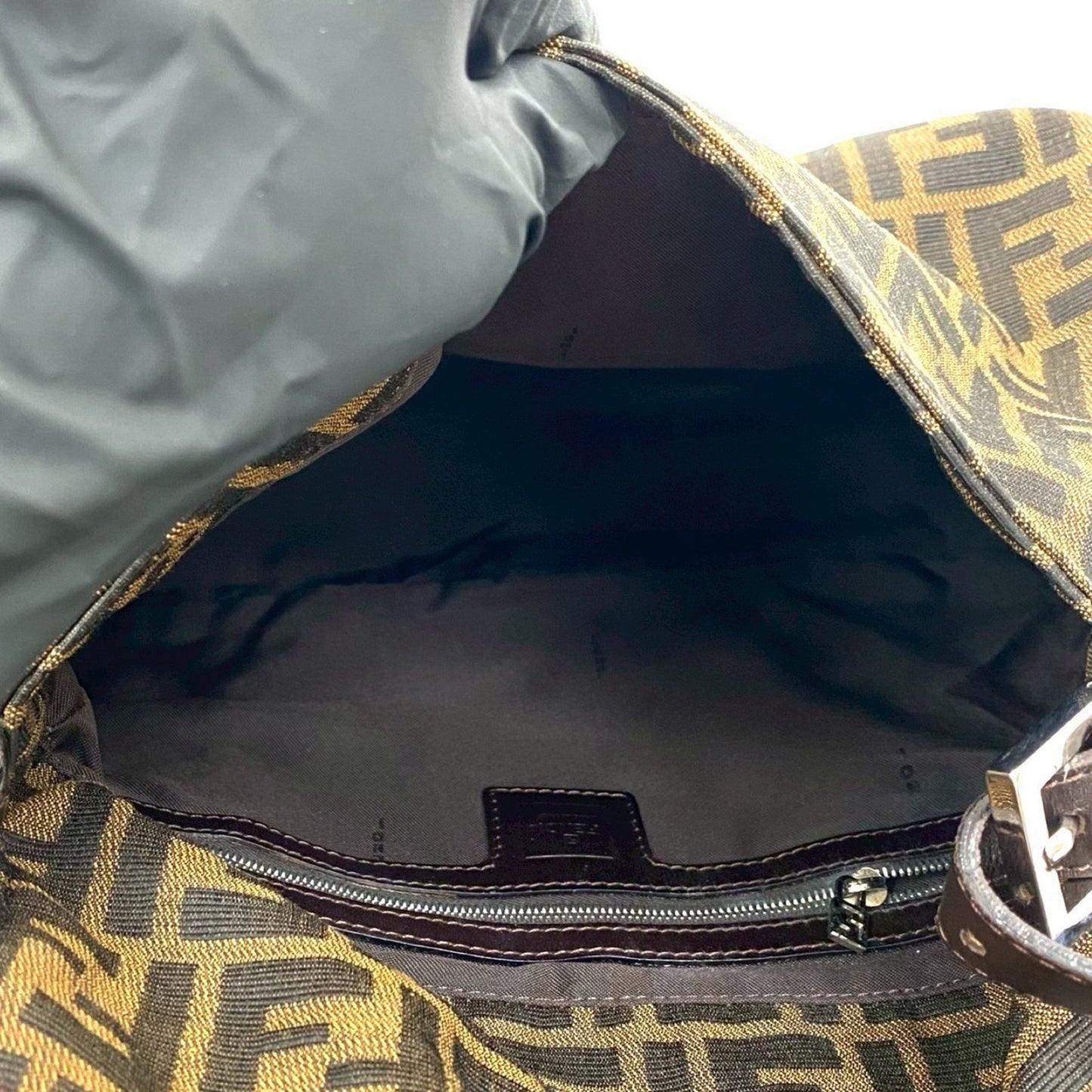 Fendi Mamma Bucket Ff Logo Hardware Canvas