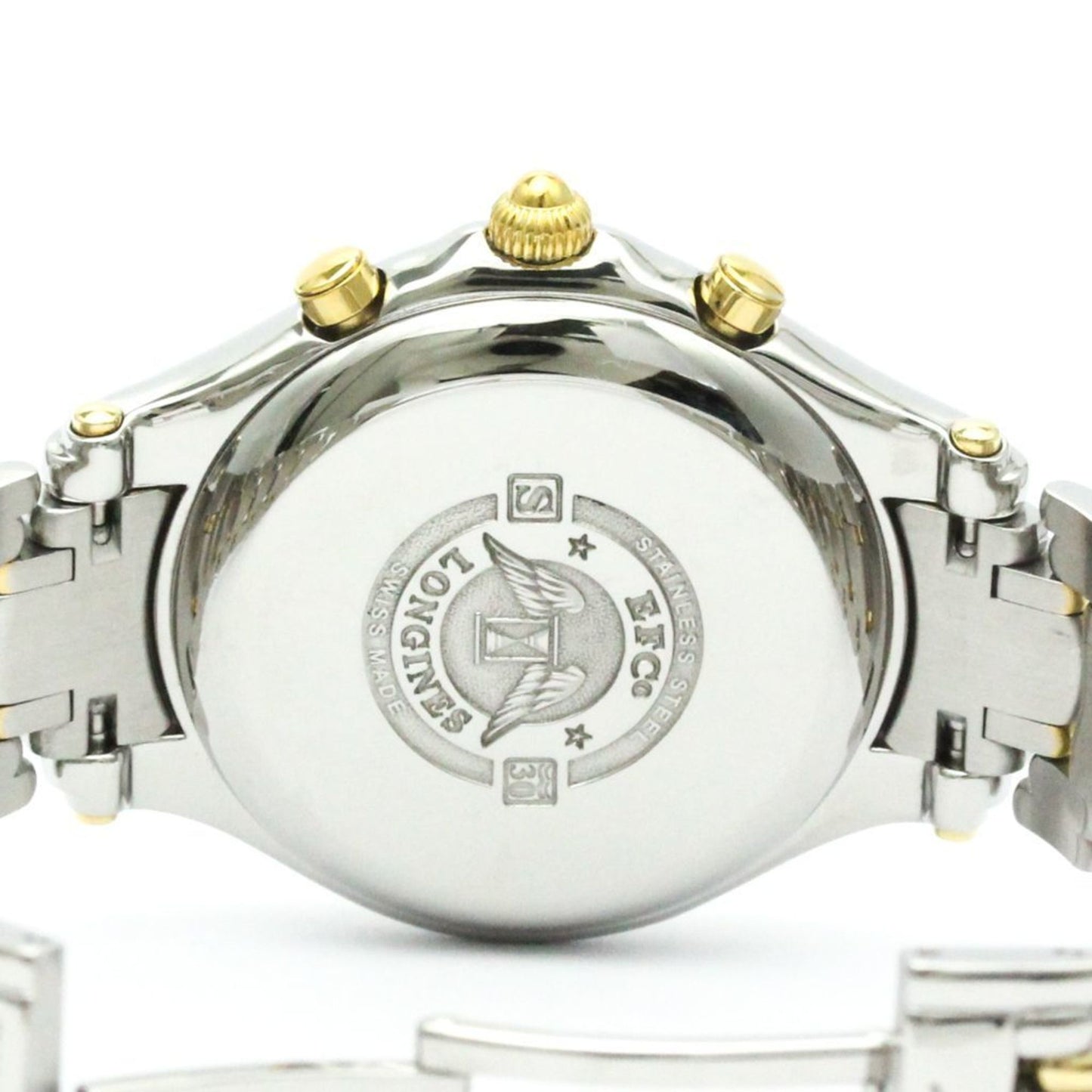 Longines Goldern Wing Chronograph Gold Plated Steel Watch L3.610.5 Bf578757