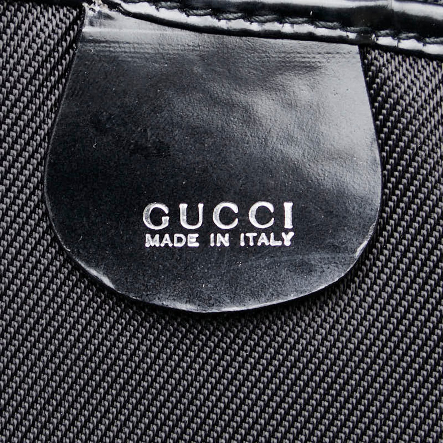 Gucci Boston Bag Shoulder 012 3754 Black Nylon Leather