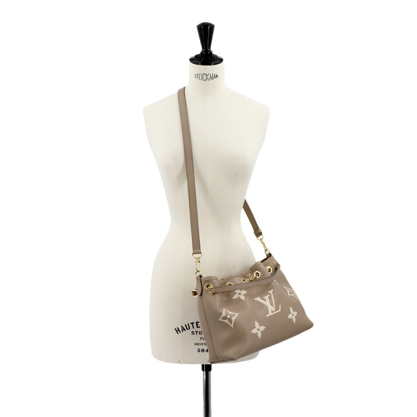 Louis Vuitton Two-Tone Monogram Empreinte Lv Bundle 2-Way Handbag/Shoulder Bag In Leather