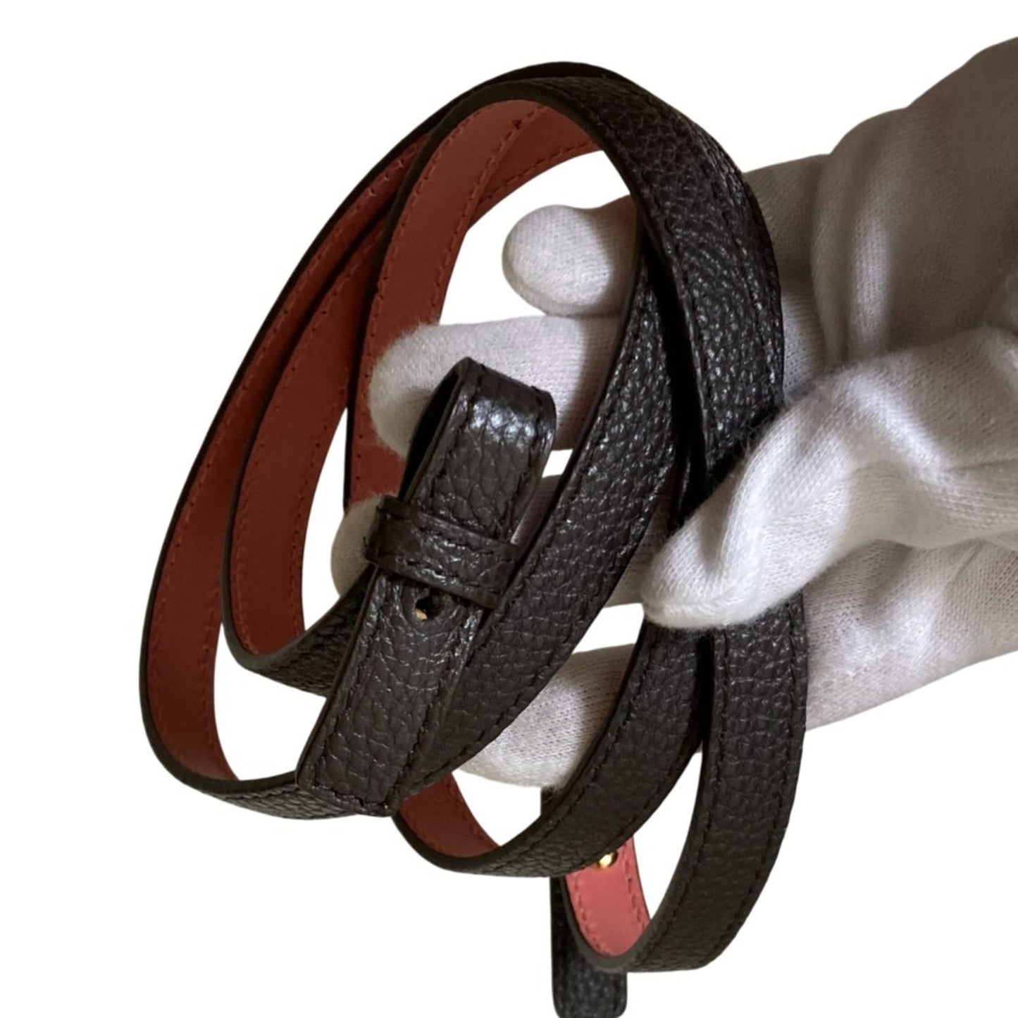 Salvatore Ferragamo Amy Gancini Handbag In Dark Brown