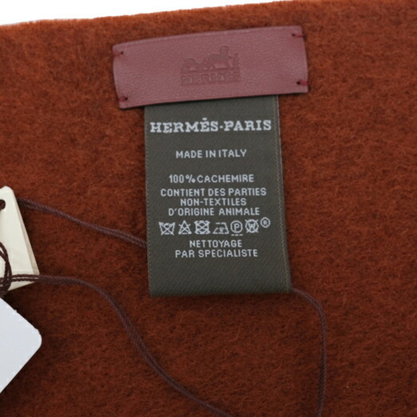 Hermes Hermes Scarf/Muffler Stole Cashmere Brown