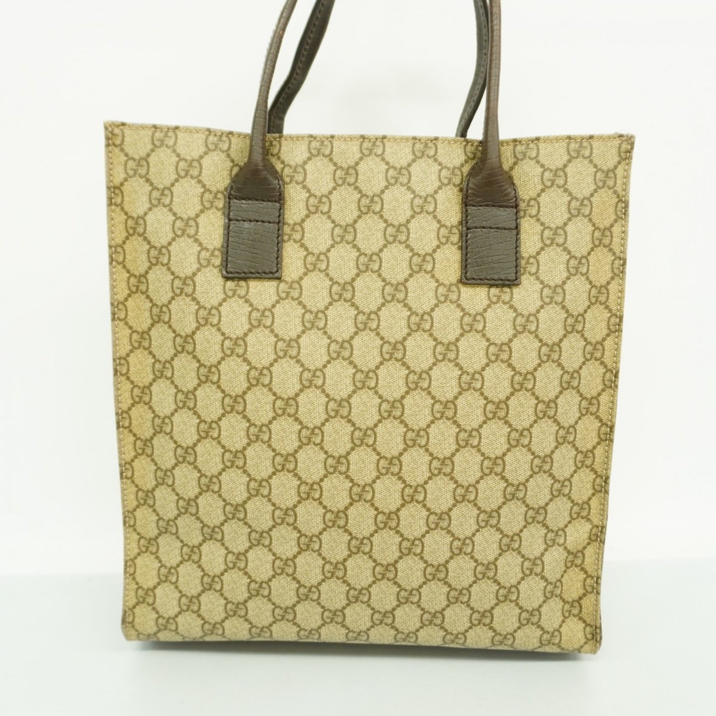 Gucci Gg Supreme Tote Bag 91249 Brown