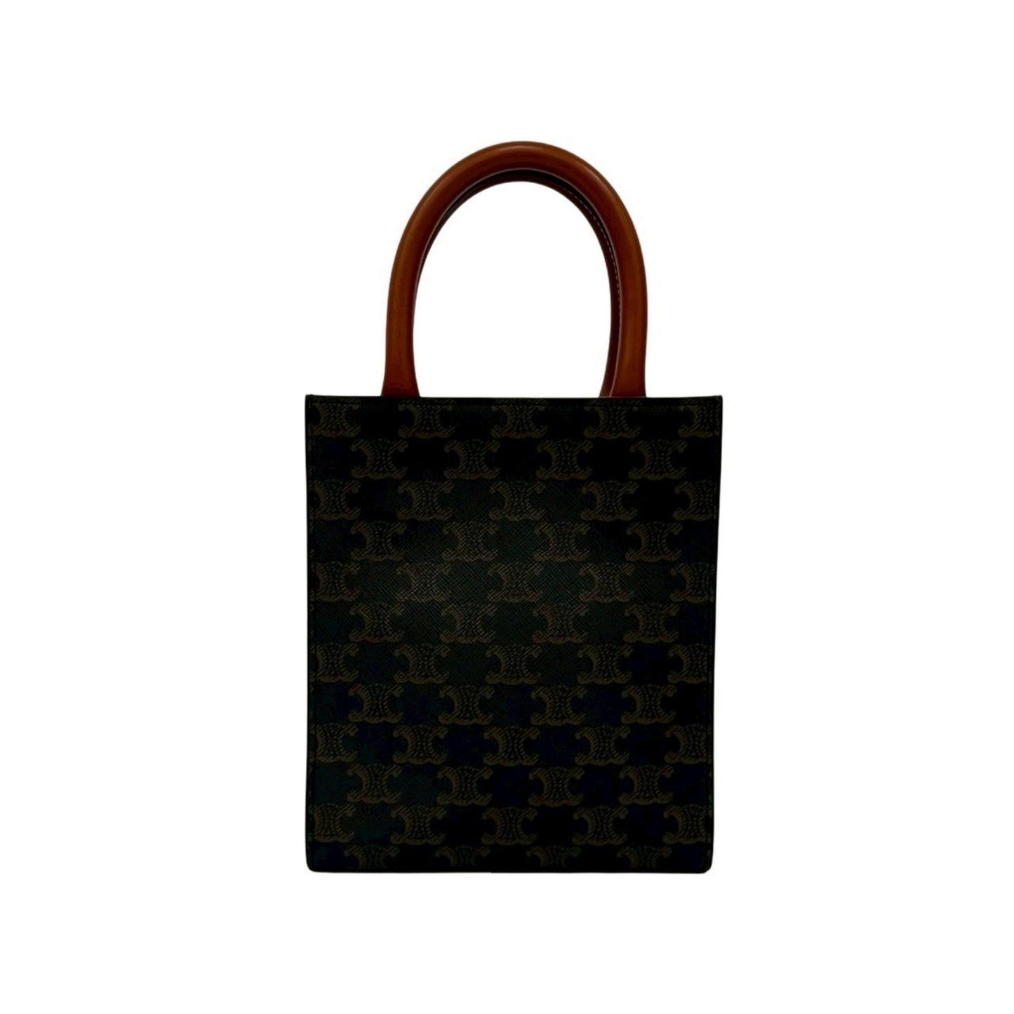 Celine Vertical Cabas Leather 2-Way Handbag