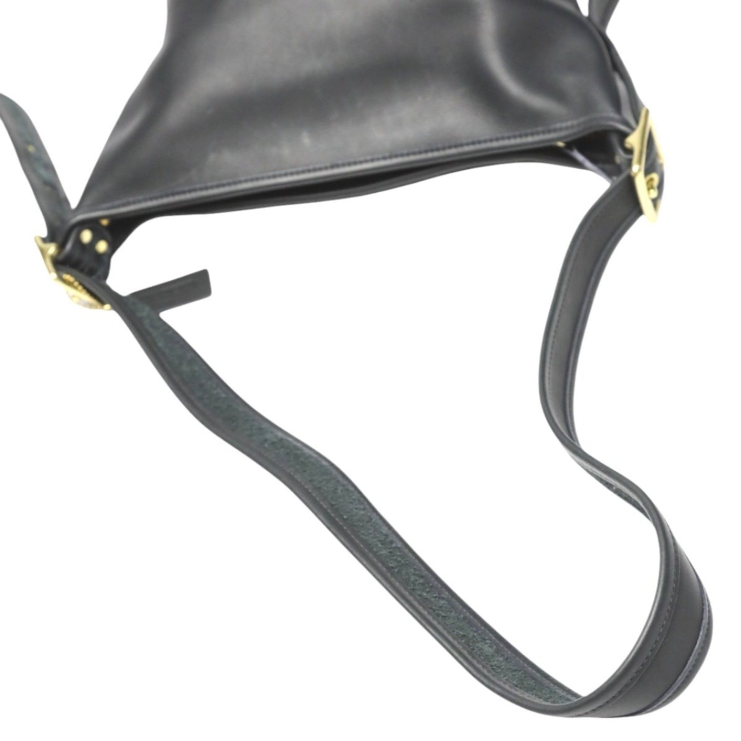 Coach Shoulder Bag Handbag Vintage Bucket Leather 9953 Black