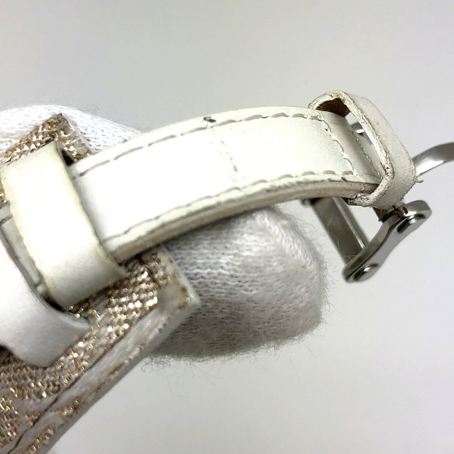 Christian Dior Quartz Watch D104-100 Silver White Dial