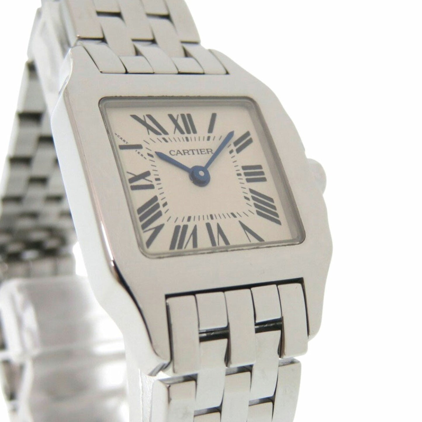 Cartier Santos Demoiselle W25064Z5 Stainless Steel White