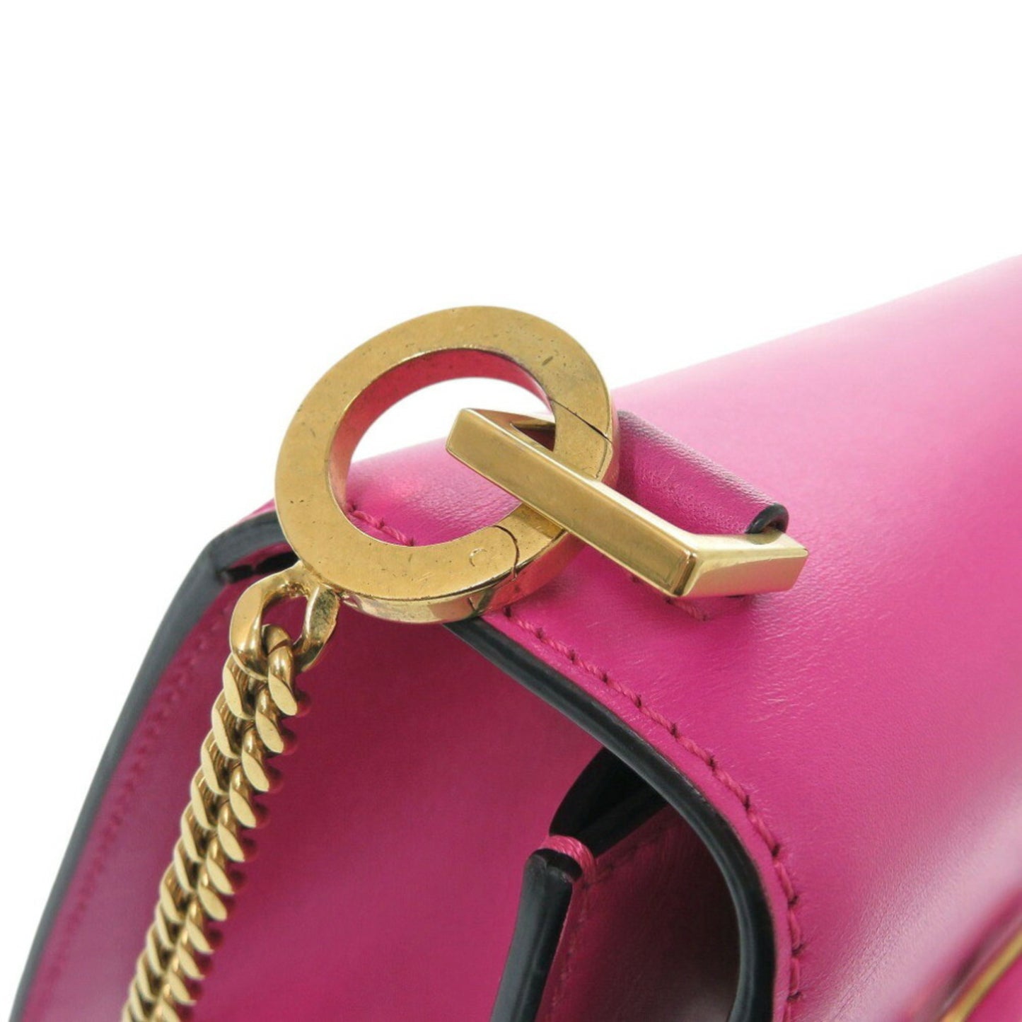 Valentino Garavani V-Sling Leather Pink Shoulder Bag 0485Valentino