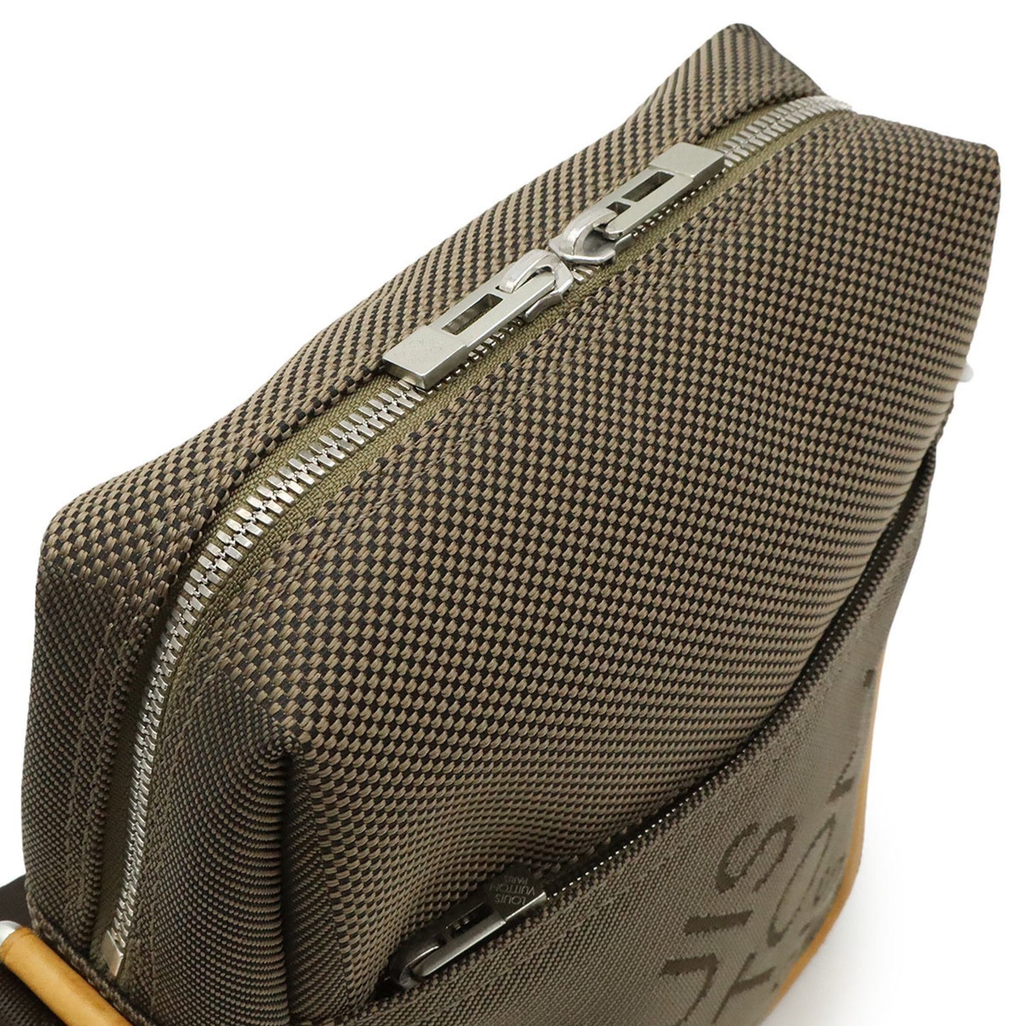 Louis Vuitton Damier Geant Citadan Shoulder Bag Canvas Tail Khaki M93040