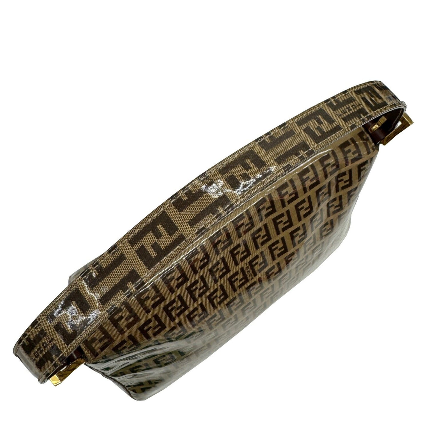 Fendi Mamma Bucket Zucchino Patent 2262/26325/018 Shoulder Bag