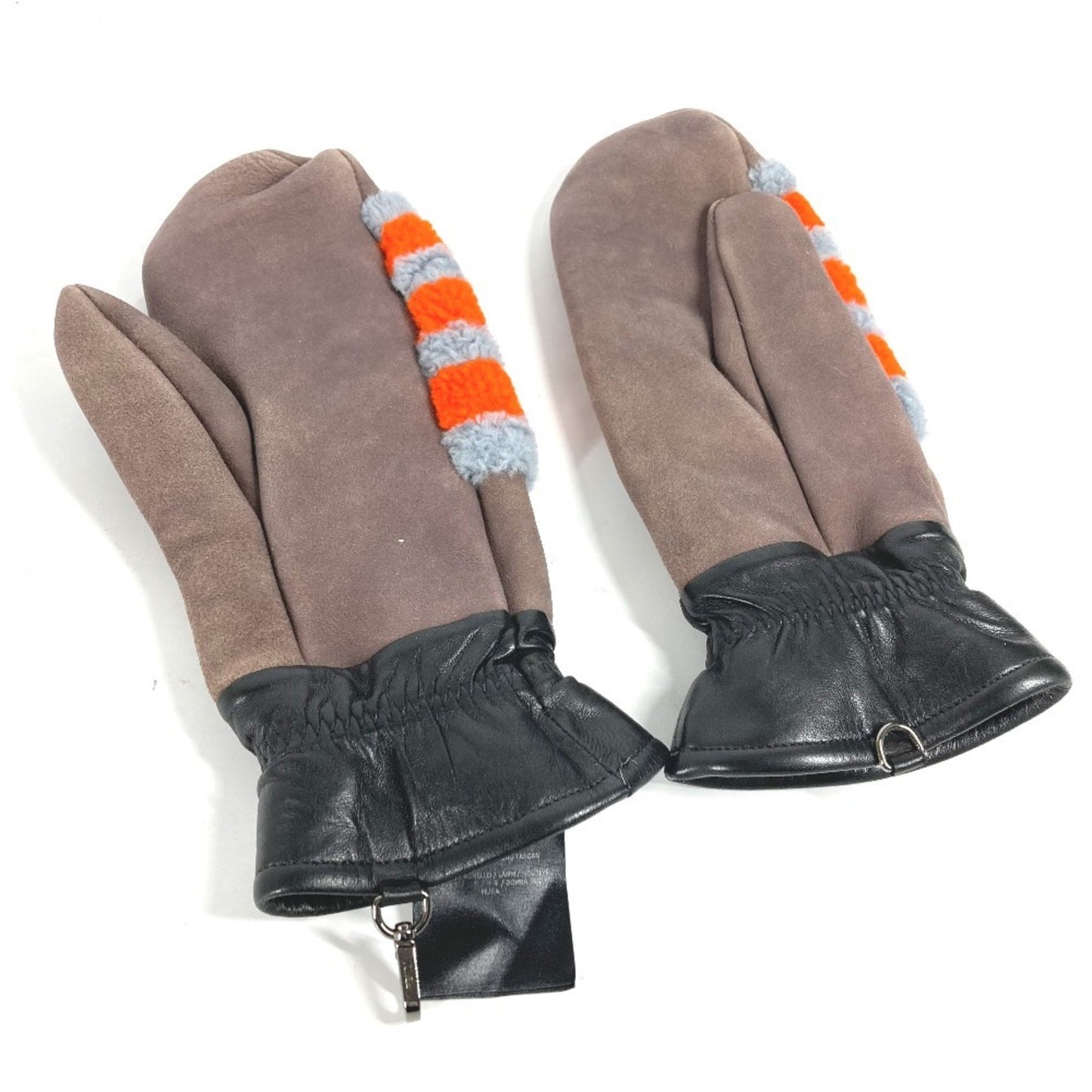 Fendi Fxy018 Mouton Gloves Angora