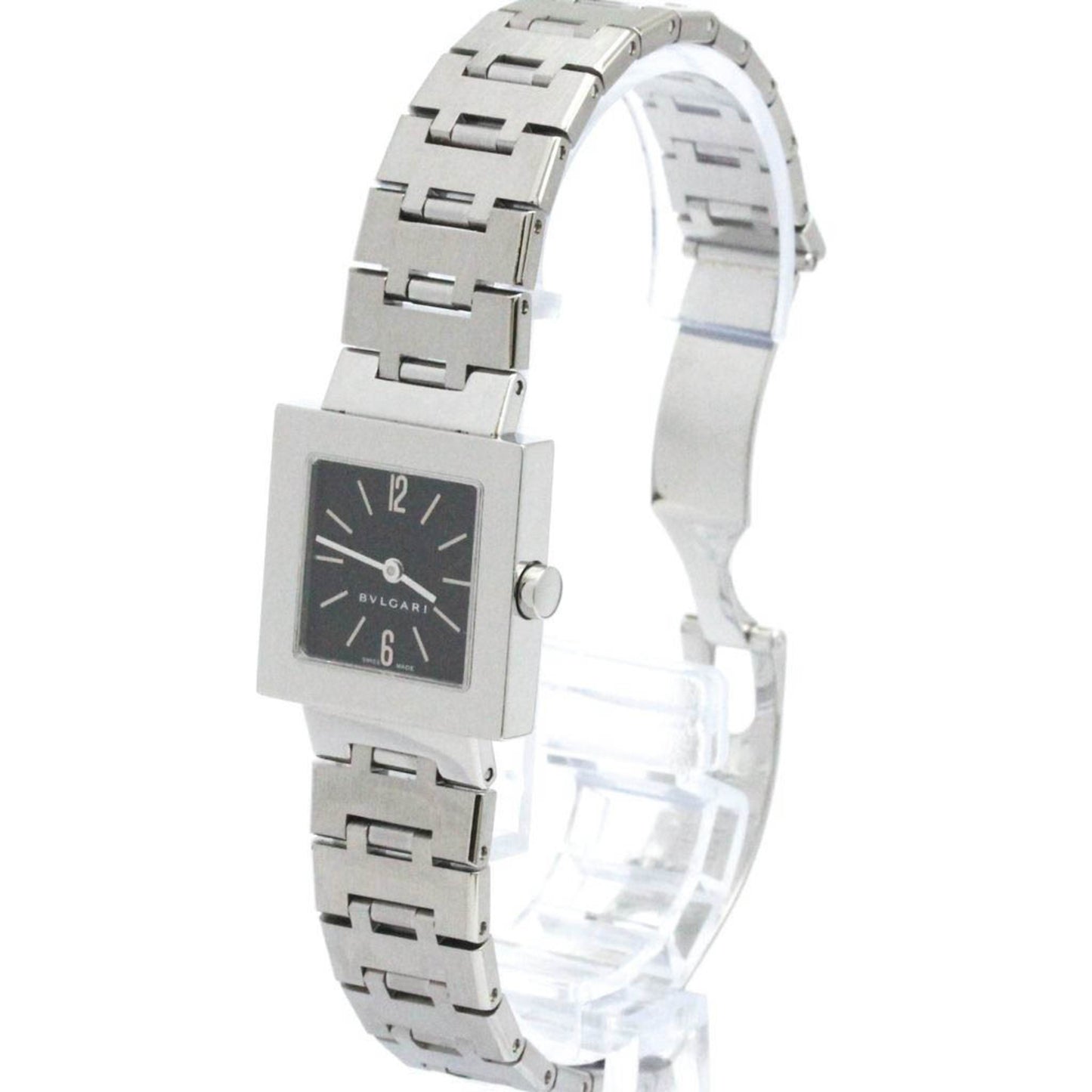 Bvlgari Quadrato Stainless Steel Quartz