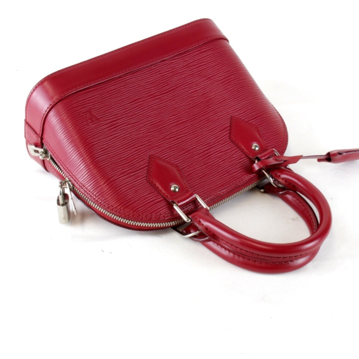 Louis Vuitton Alma Pm M40490 Shoulder Bag Epi Leather Fuchsia