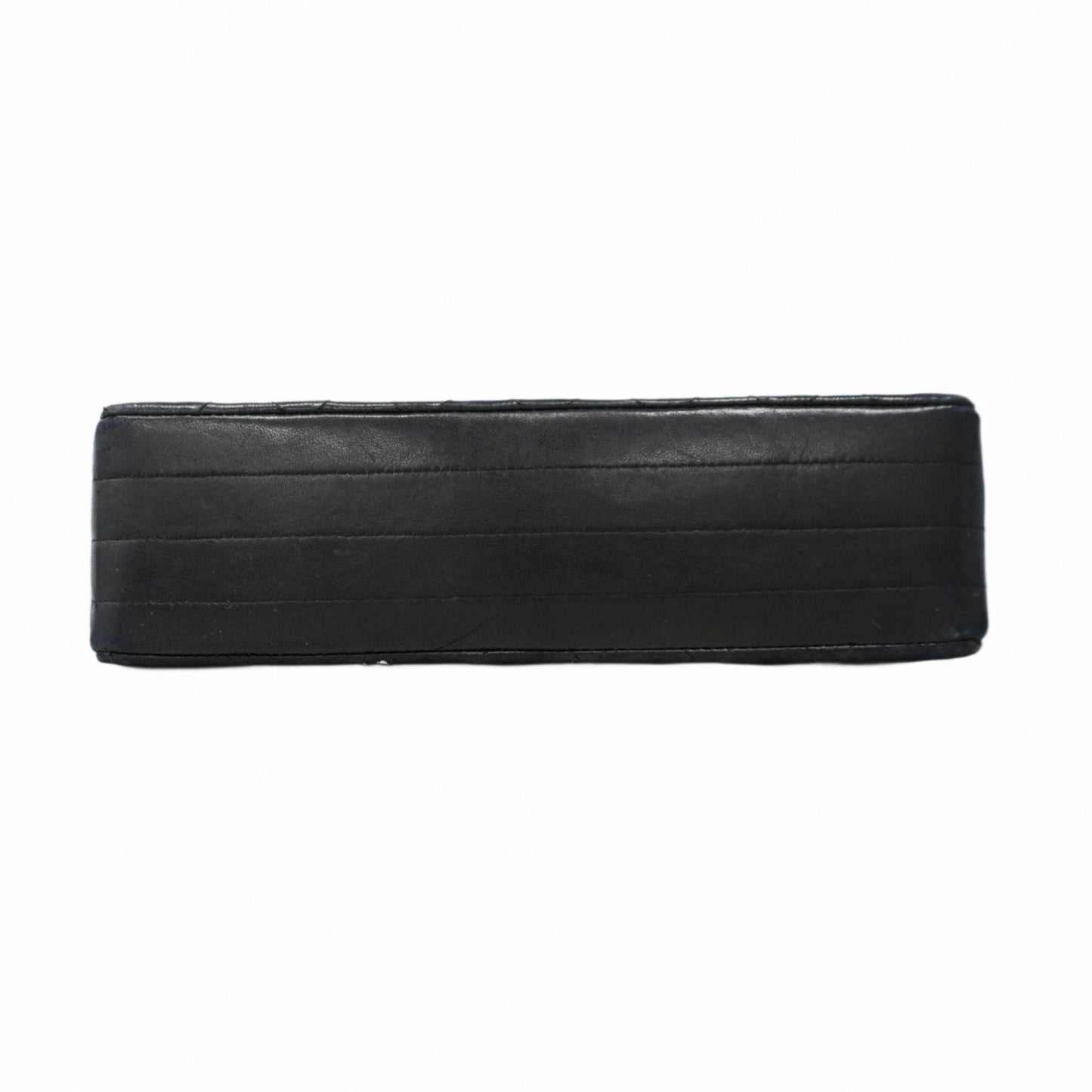 Chanel Shoulder Bag Matelasse W Chain Lambskin Black