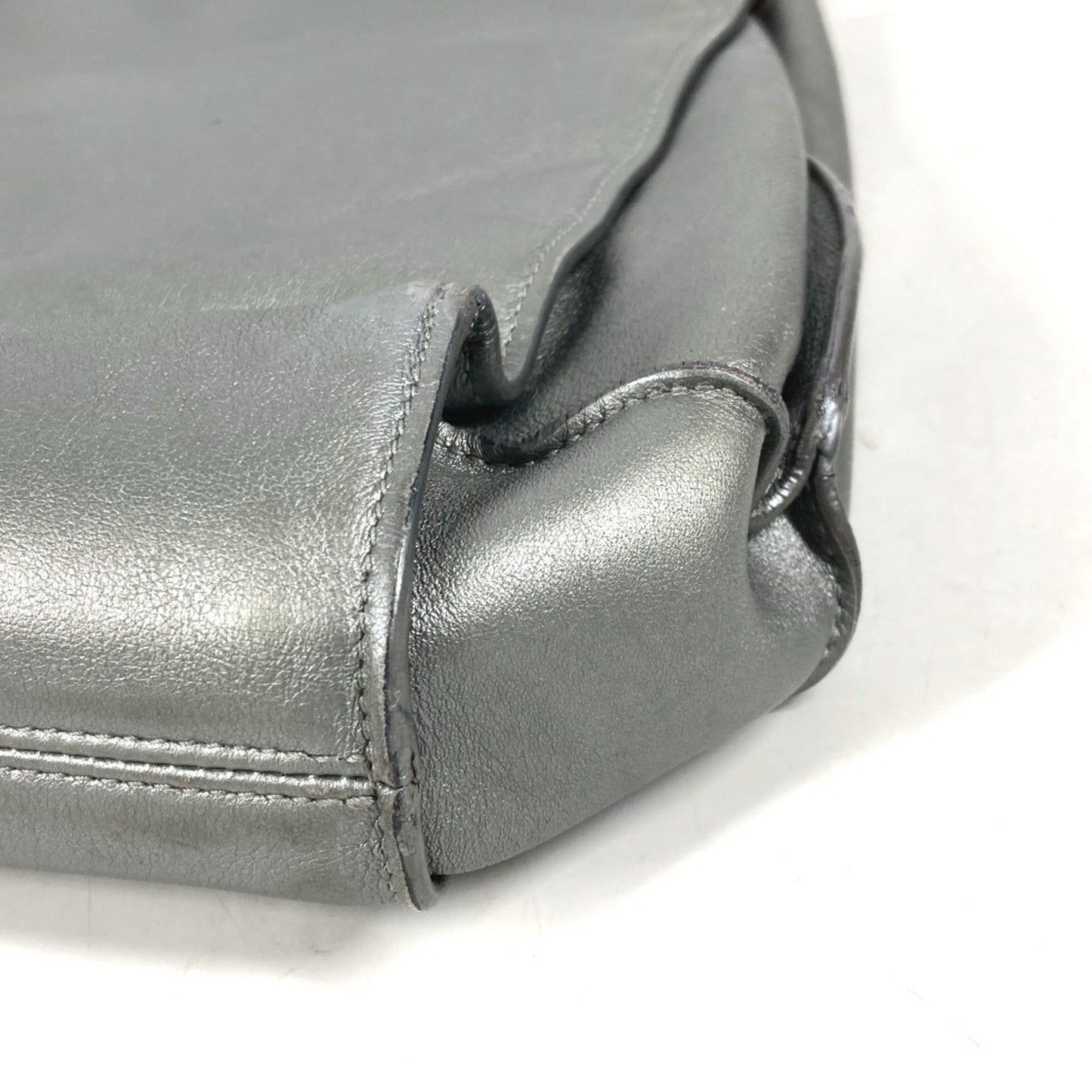 Bvlgari Bulgari Shoulder Bag Logo Turnlock Tote Leather