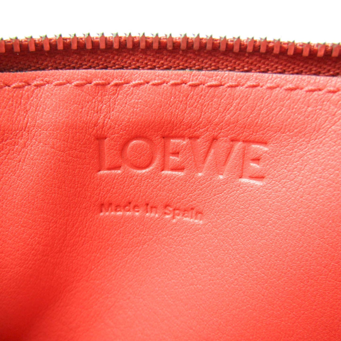 Loewe Anagram Fragment Case Leather Card Case Pink