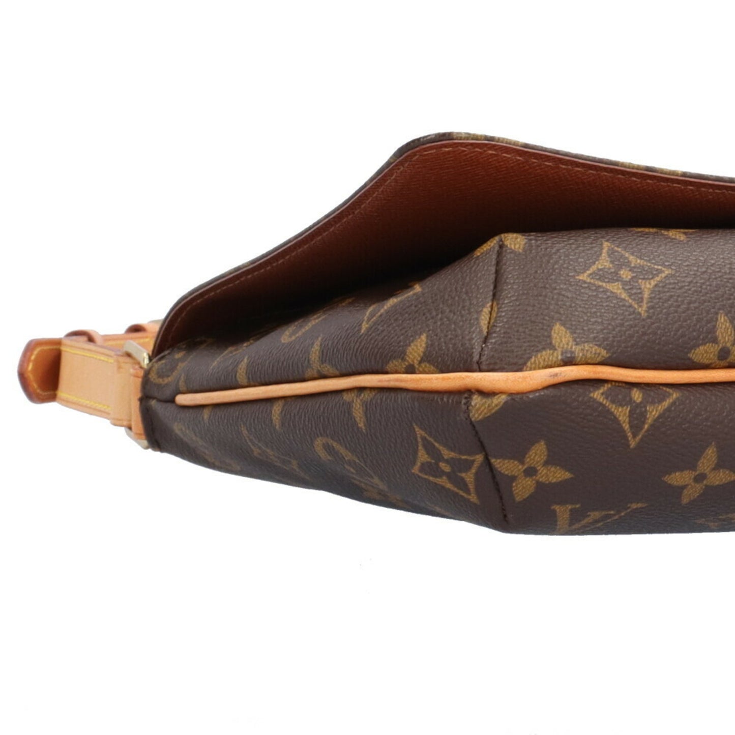 Louis Vuitton Musette Tango Short Monogram Shoulder Bag Canvas M51257 Brown