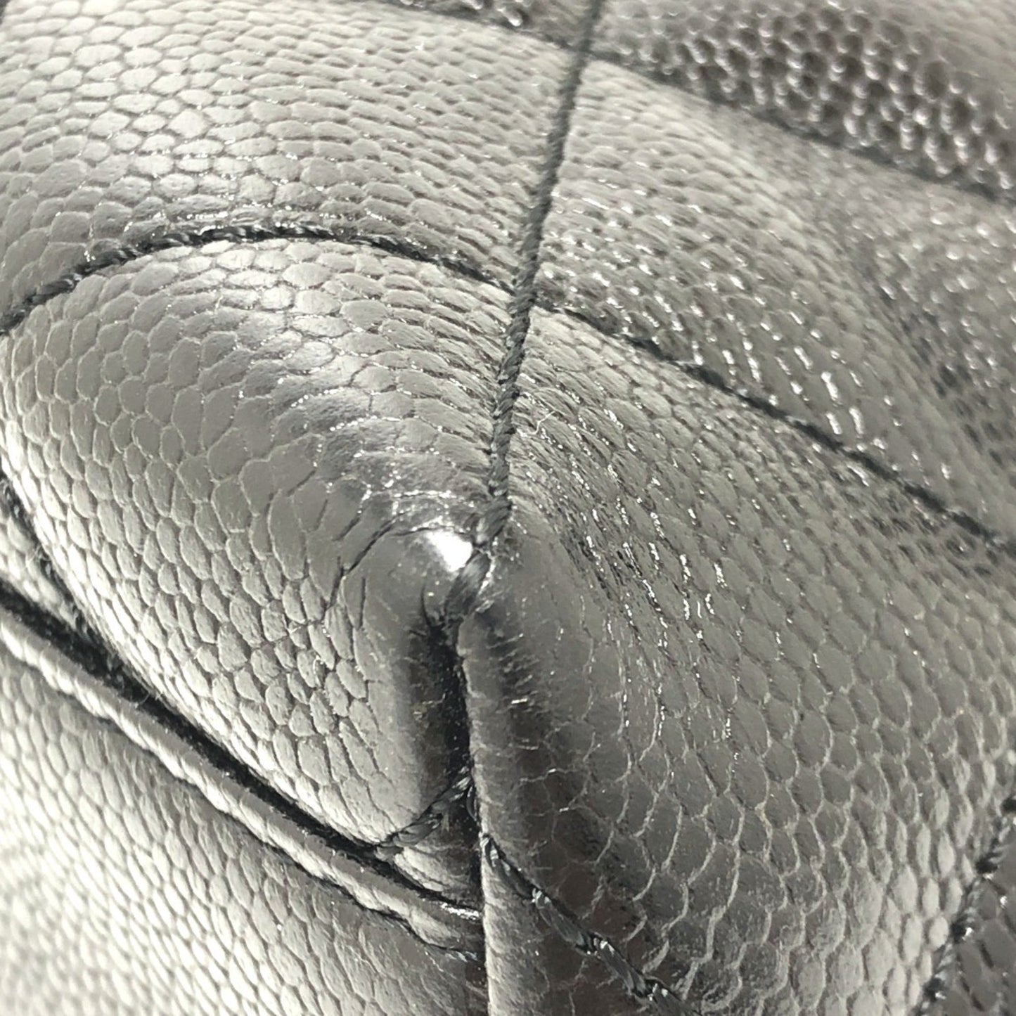 Chanel Cc Mark Cc Bag Tote Bag Hand Bag Black Goldhardware