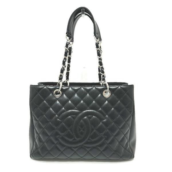 Chanel A50995 Cc Coco Mark Matelasse Gst Bag Chain Handbag Shoulder Tote Caviar Skin
