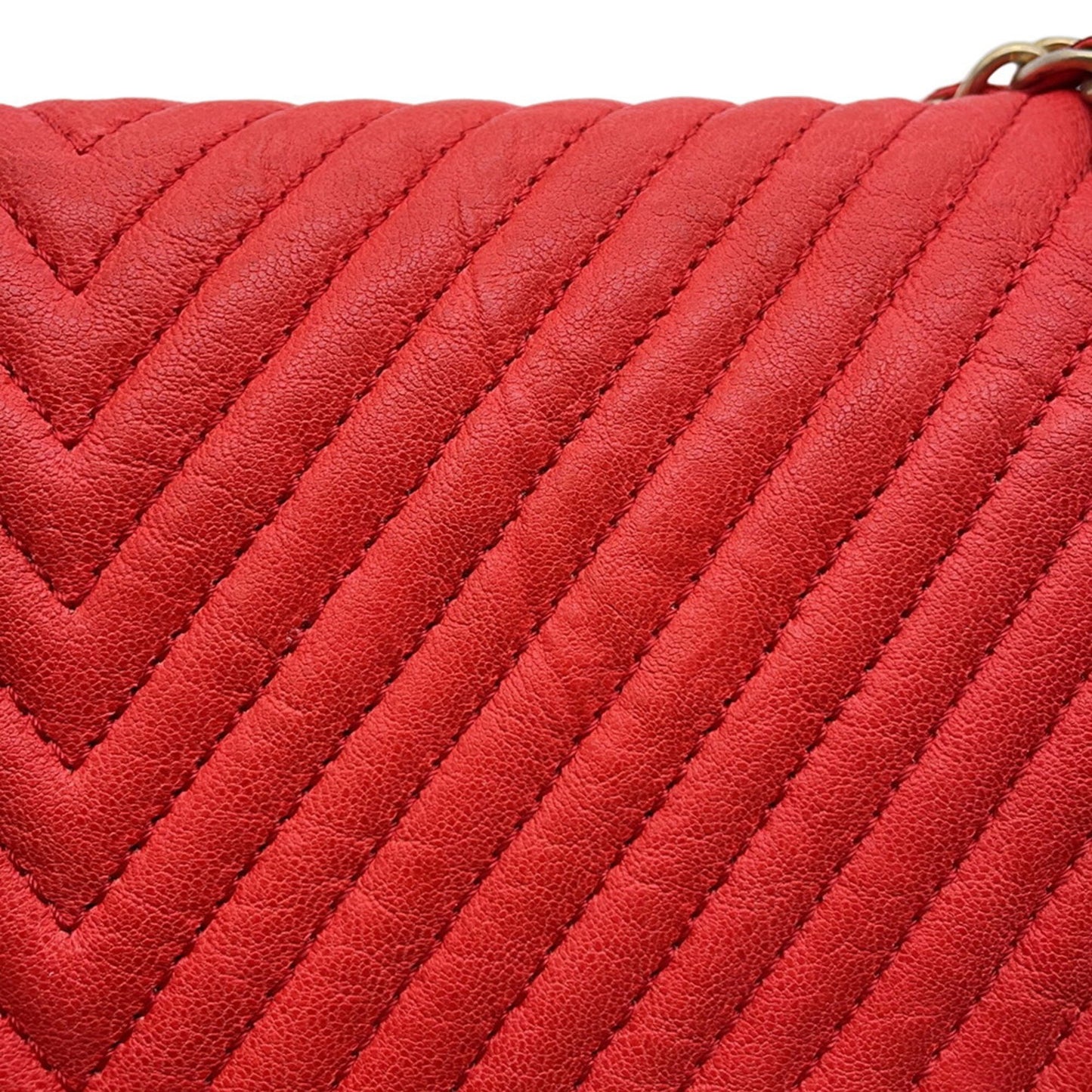 Chanel Chain Shoulder Bag Chevron V Stitch Coco Mark W A92087 Chanel