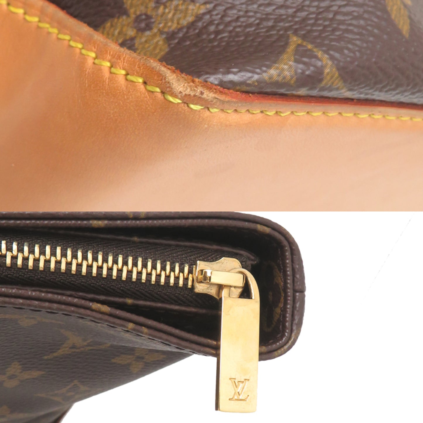 Louis Vuitton Cabas Piano Tote Bag M51148 (Discontinued) Monogram Brown