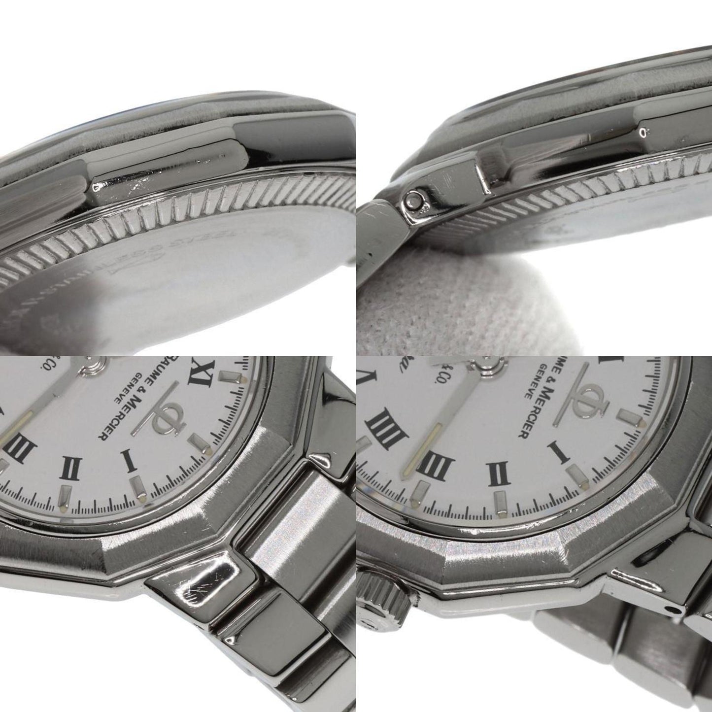 Baume & Mercier Mv040078 Riviera W-Name Tiffany Collaboration Watch Stainless Steel Ss