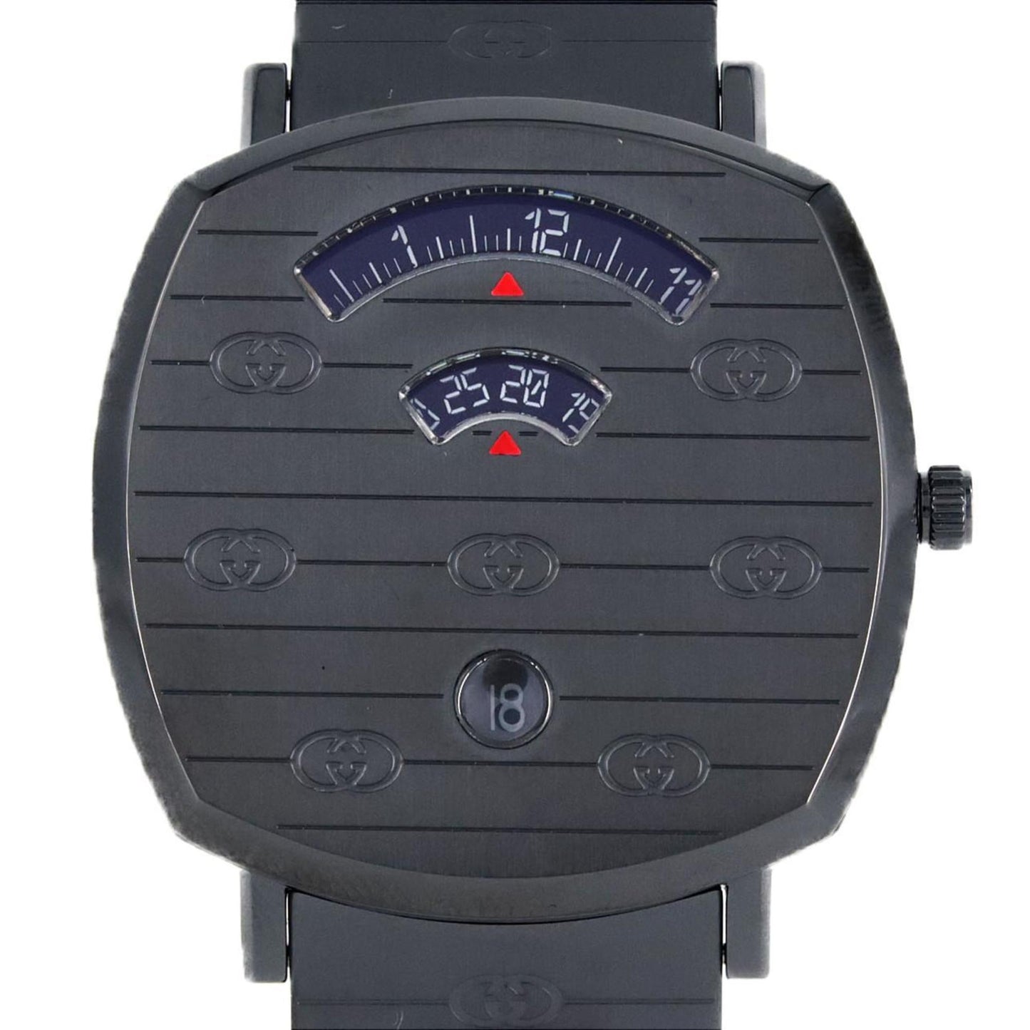 Gucci Grip Pvd 157.3 Ya157429 Ss Wristwatch Quartz
