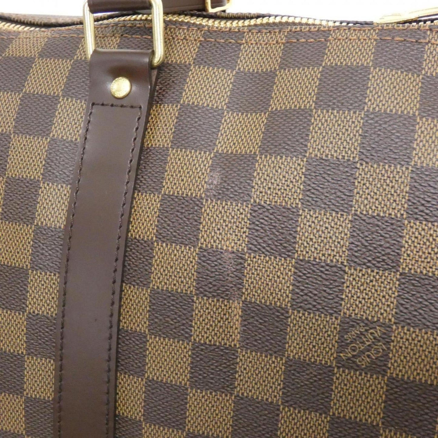 Louis Vuitton Damier Keepall 50Cm N41427 Boston Bag
