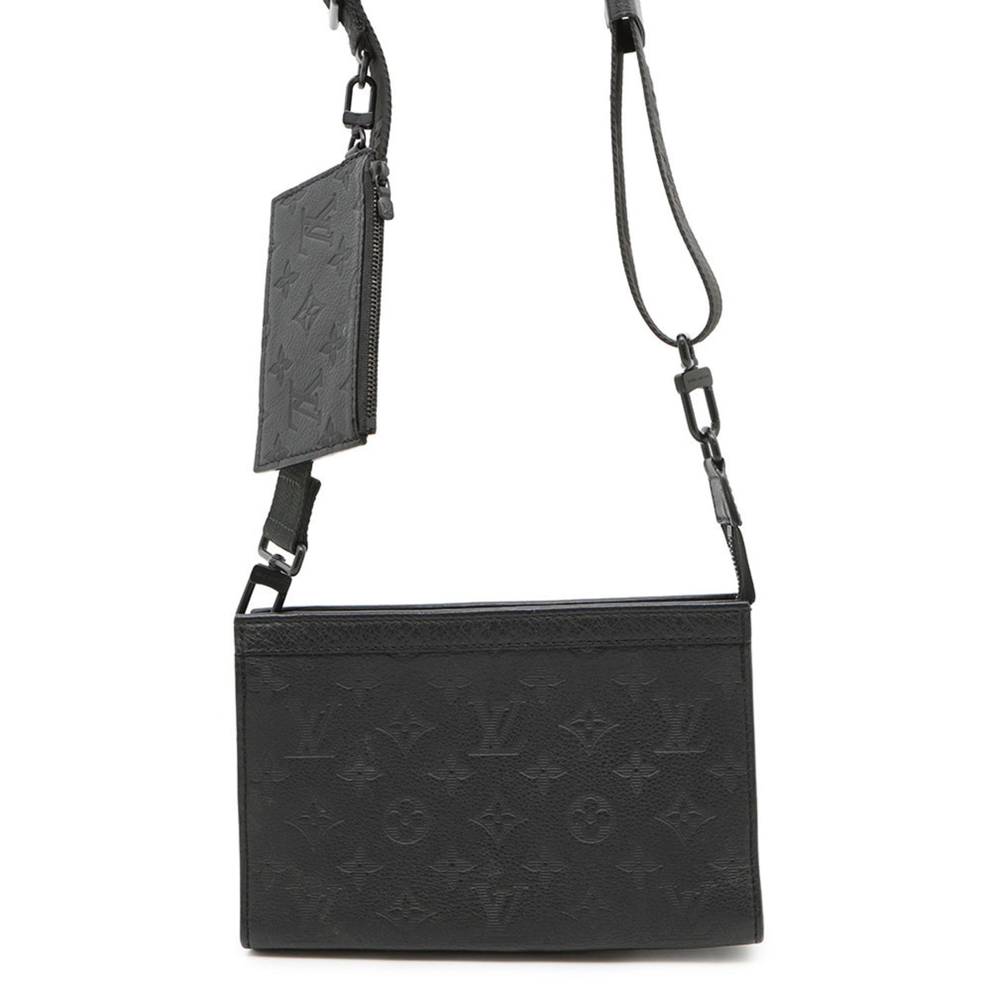 Louis Vuitton Monogram Shadow Gaston Wearable Wallet Shoulder Bag M81115