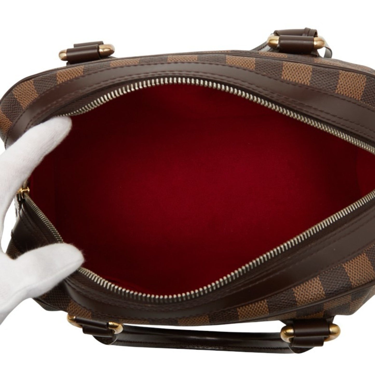 Louis Vuitton Damier Duomo Shoulder Bag N60008 Brown Leather