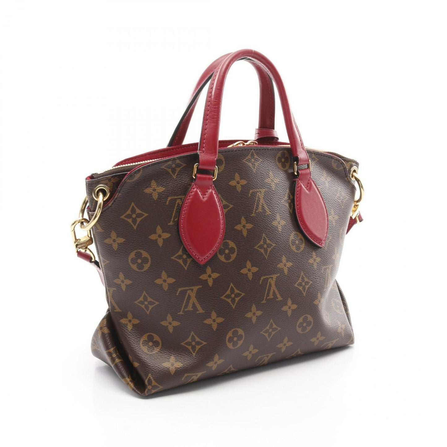 Louis Vuitton Louis Vuitton Flower Zip Tote Pm Bag Coated Canvas Leather Monogram