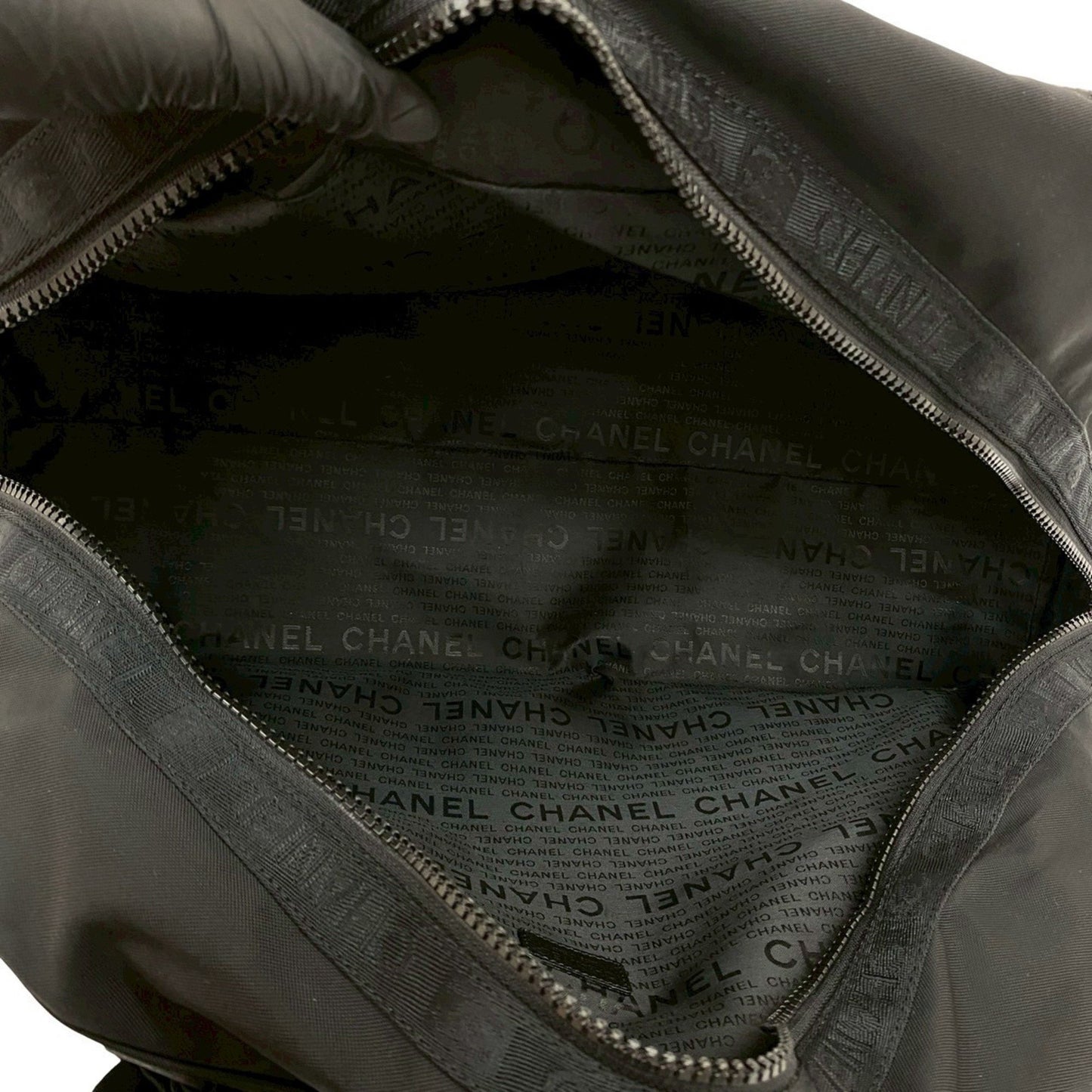 Chanel Coco Mark Nylon 2-Way Boston Bag