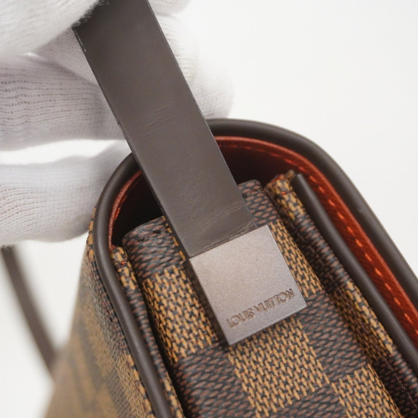 Louis Vuitton Damier Tribeca Carre Shoulder Bag N51161 Ebene