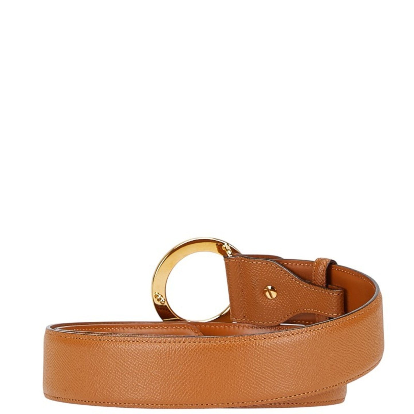 Bvlgari Belt Size: 105 42 Brown Leather