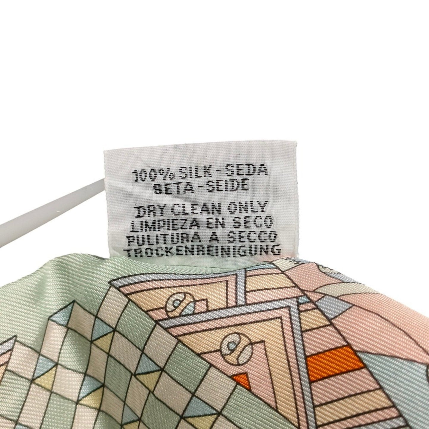 Hermes "De L'Ombrelle Aux Duels" Silk Twilly Scarf/Muffler