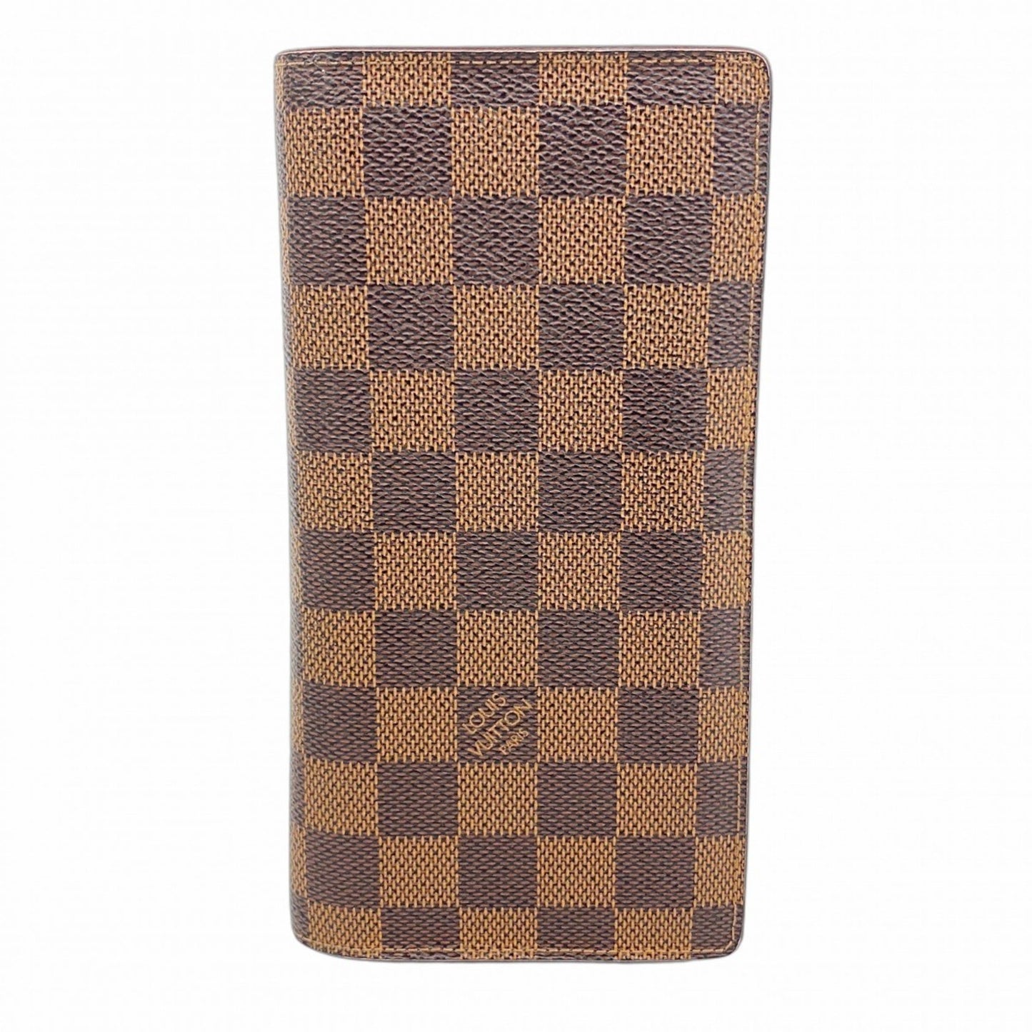 Louis Vuitton Damier Portefeuille Brazza Long Wallet N60017 Ebene