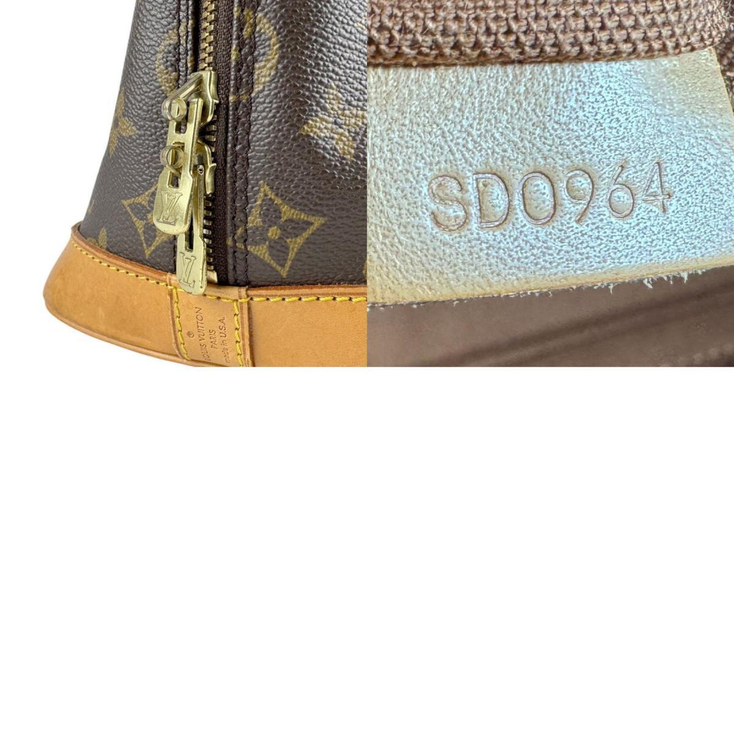 Louis Vuitton Monogram Alma Handbag In Canvas