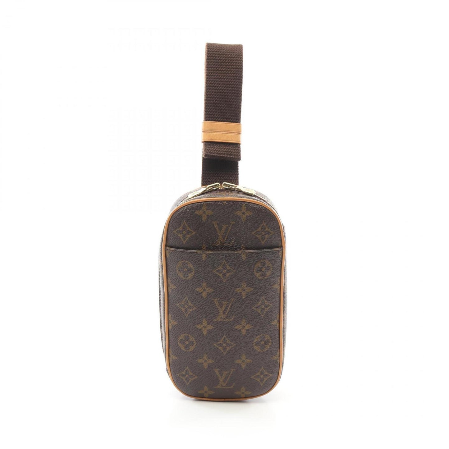 Louis Vuitton Louis Vuitton Pochette Ganju Waist Bag Body Coated Canvas Leather Monogram
