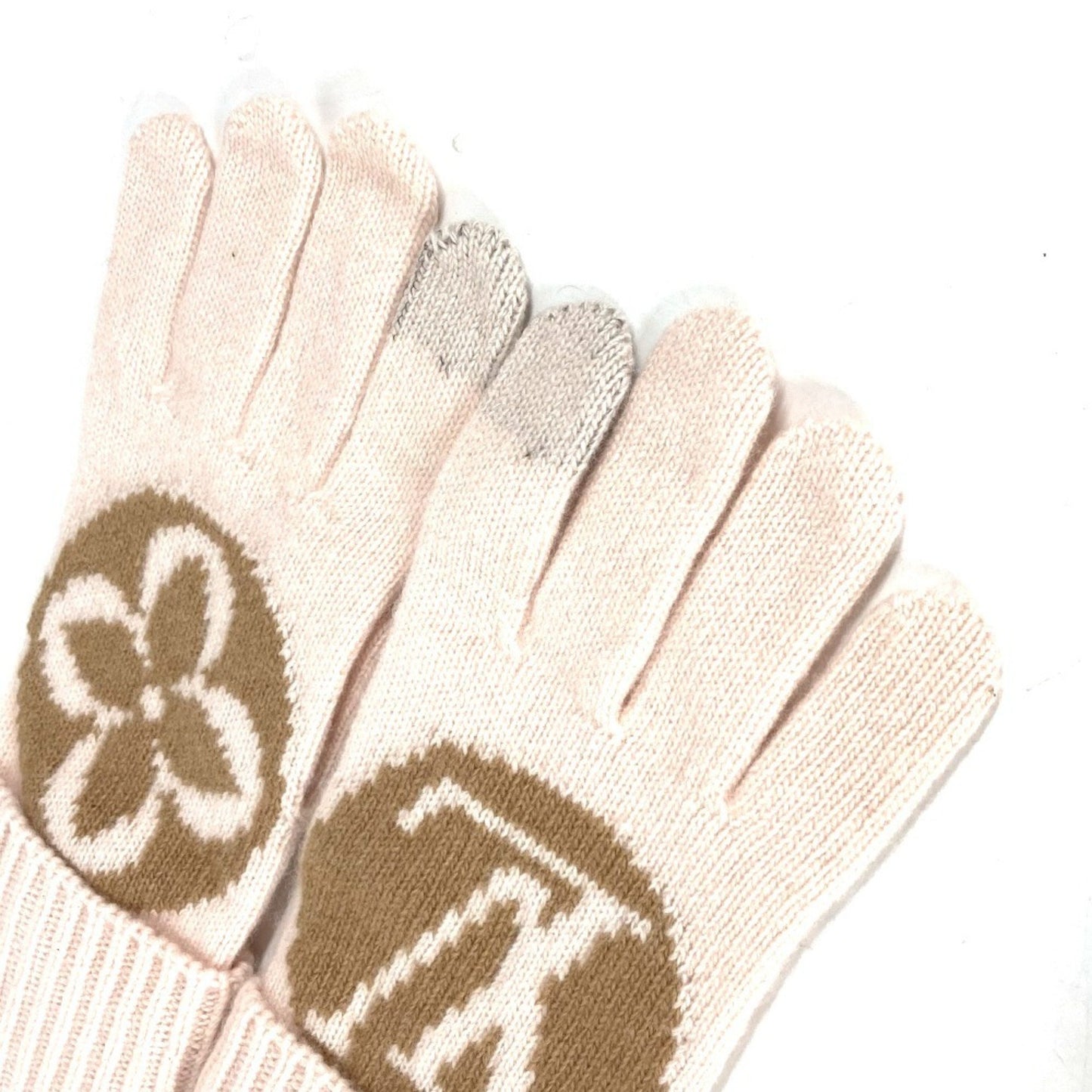 Louis Vuitton M79254 Flight Mode Glove Maille Lv Medallion Gloves Wool