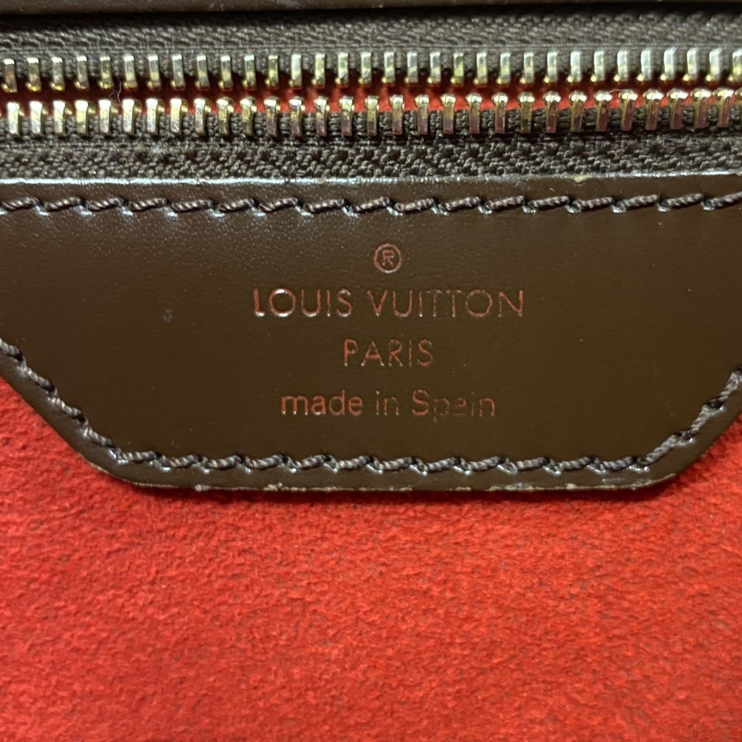 Louis Vuitton Damier Hampstead Mm Tote Bag N51204 Ebene