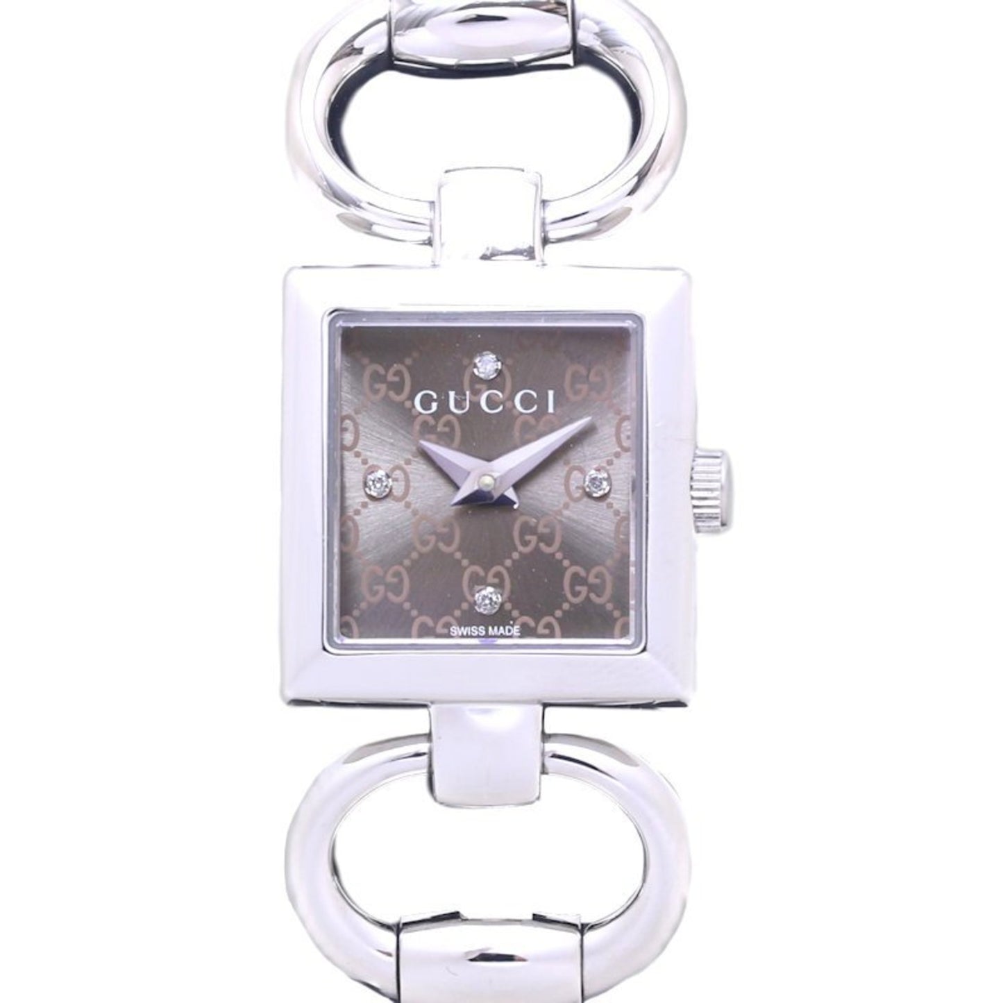 Gucci Tornavoni 4P Diamond Ya120509 120 Stainless Steel
