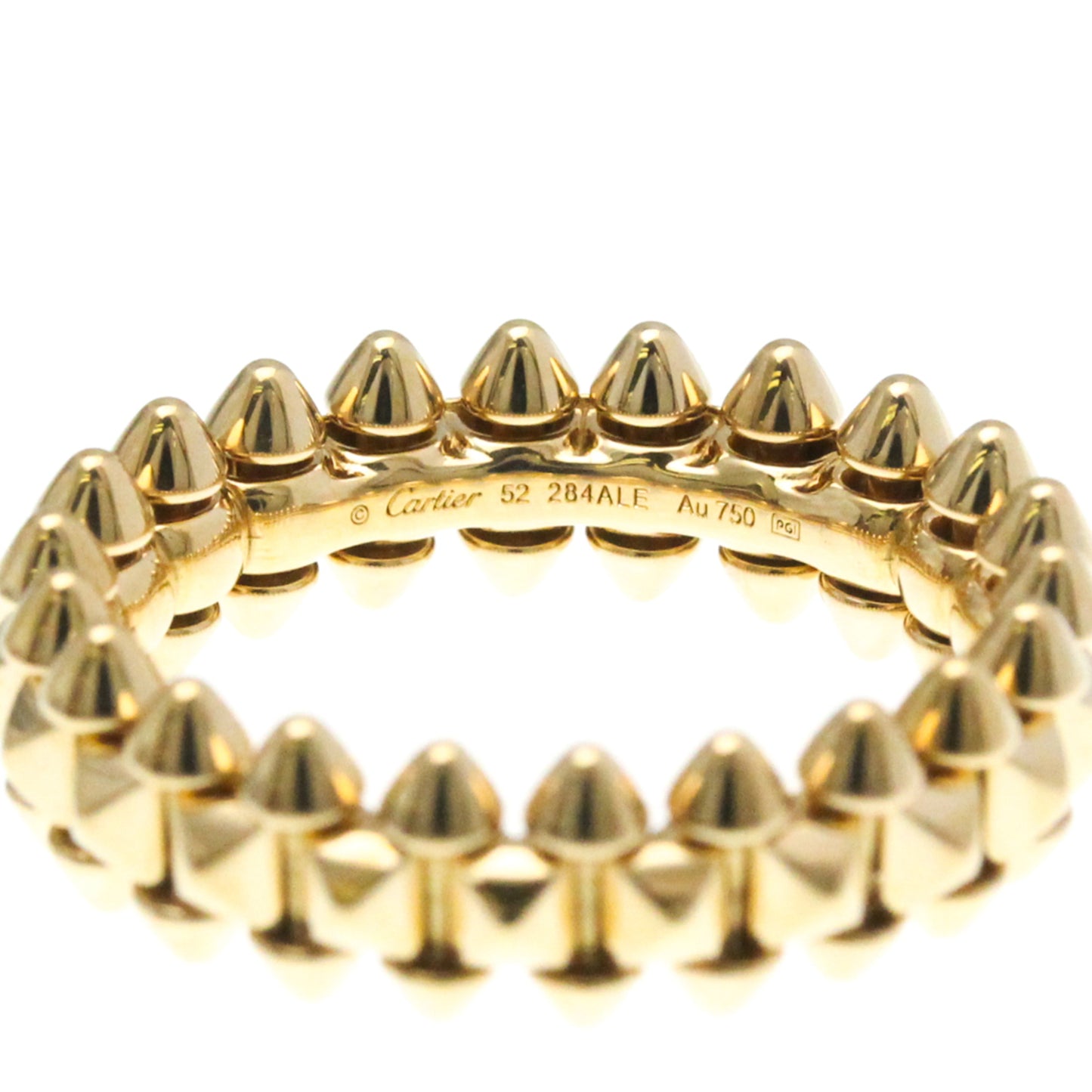 Cartier Crash De Cartier Ring Sm B4229852 Pink Gold (18K) Fashion No Stone Band Ring Pink Gold
