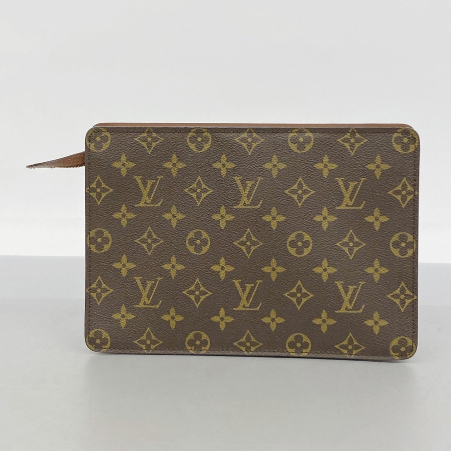 Louis Vuitton Monogram Pochette Homme Clutch Bag M51795 Brown