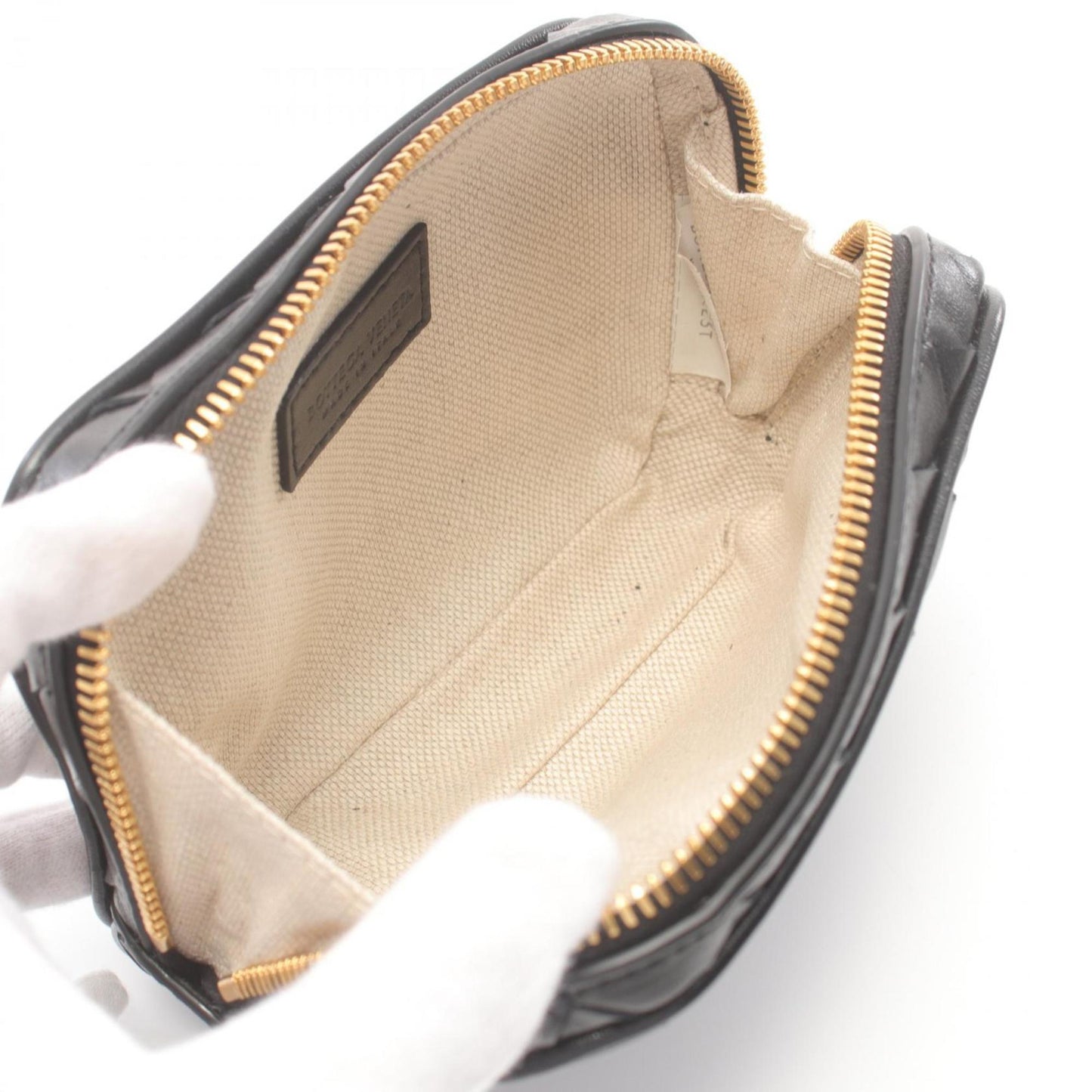 Bottega Veneta Intrecciato Pouch Bag Leather