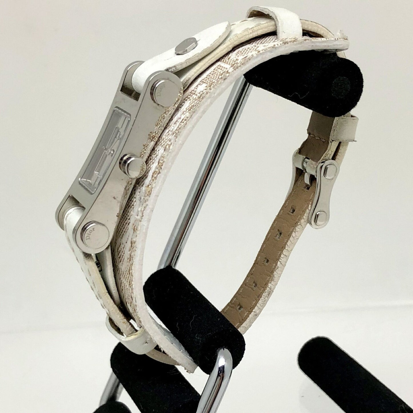 Christian Dior Quartz Watch D104-100 Silver White Dial