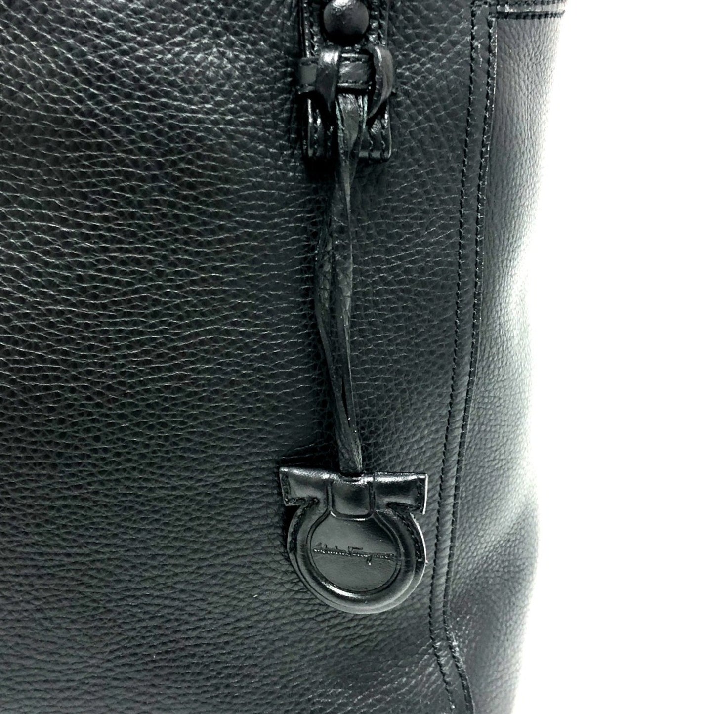 Salvatore Ferragamo Shoulder Bag Tote Bag Bag Tote Bag Black Silverhardware/Purple