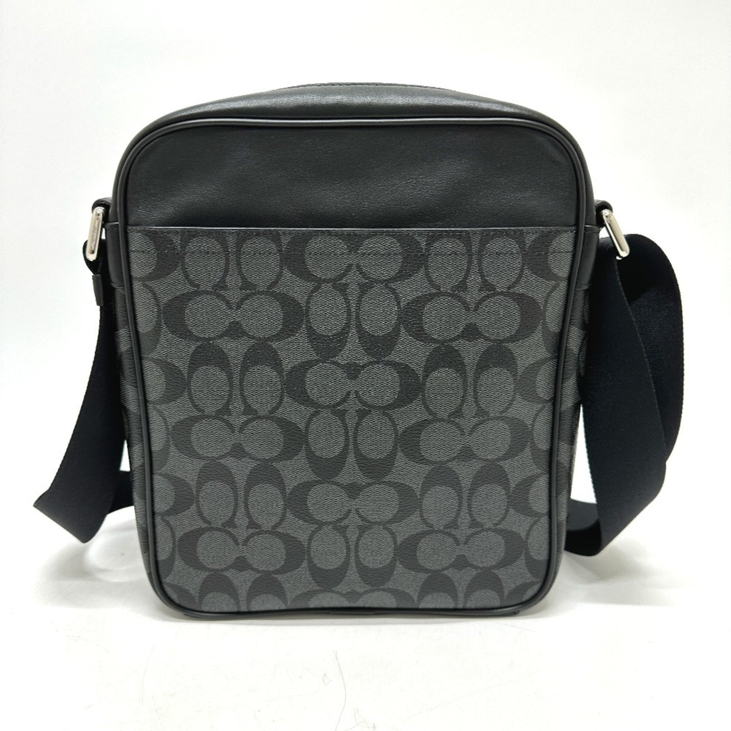 Coach F71764 Signature Houston Flight Shoulder Bag
